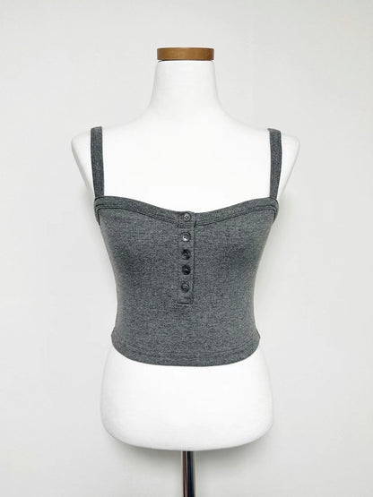 [ 多色! 基礎百搭~鈕扣背心 ] Basic Max Button Up Cami - 6 colours
