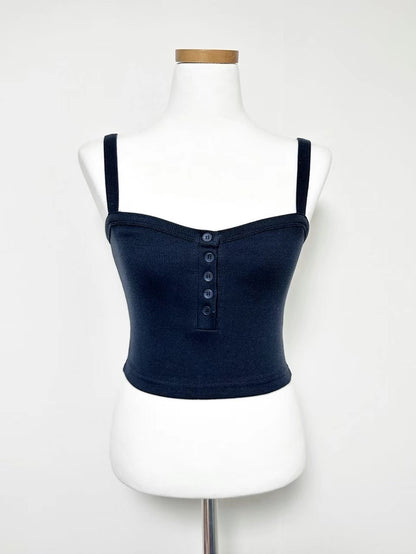 [ 多色! 基礎百搭~鈕扣背心 ] Basic Max Button Up Cami - 6 colours