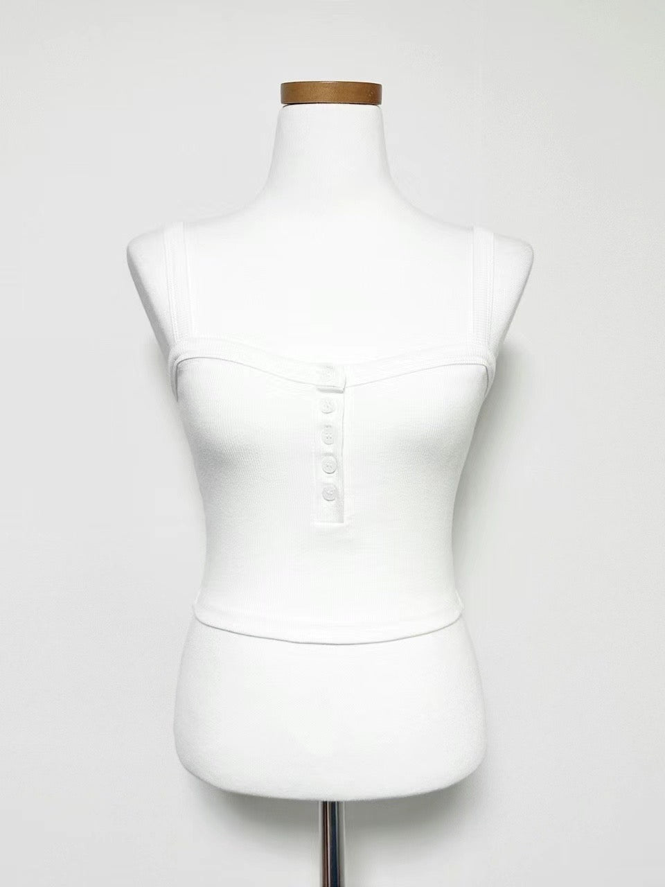 [ 多色! 基礎百搭~鈕扣背心 ] Basic Max Button Up Cami - 6 colours