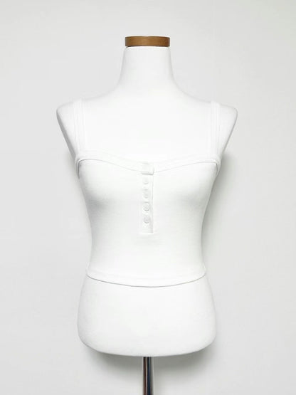 [ 多色! 基礎百搭~鈕扣背心 ] Basic Max Button Up Cami - 6 colours