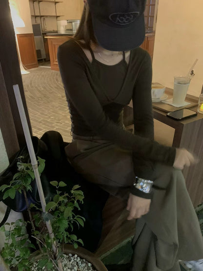 [ 簡約假兩件親膚 top ] Easy Peasy Top - 3 colours
