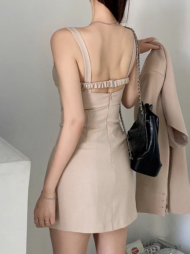[ 氣質擔當~ 西裝料連身裙 ] Worth The Wait Mini Dress - 3 colours