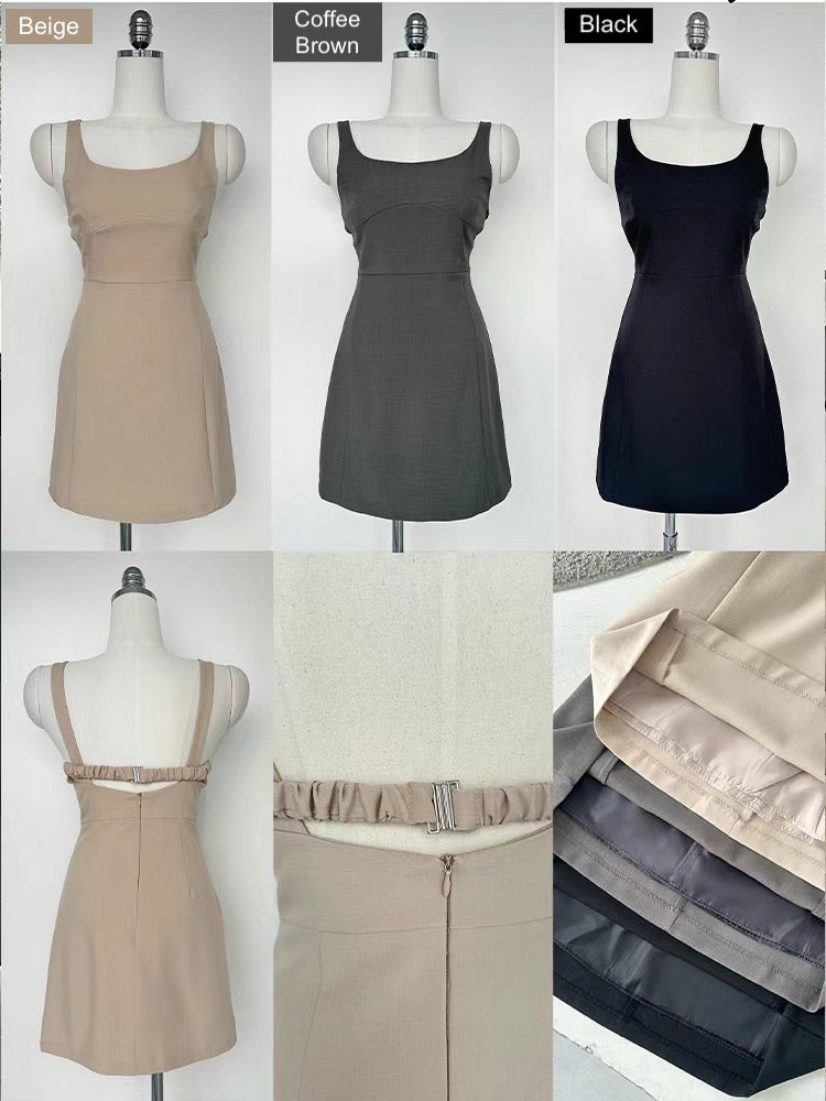 [ 氣質擔當~ 西裝料連身裙 ] Worth The Wait Mini Dress - 3 colours
