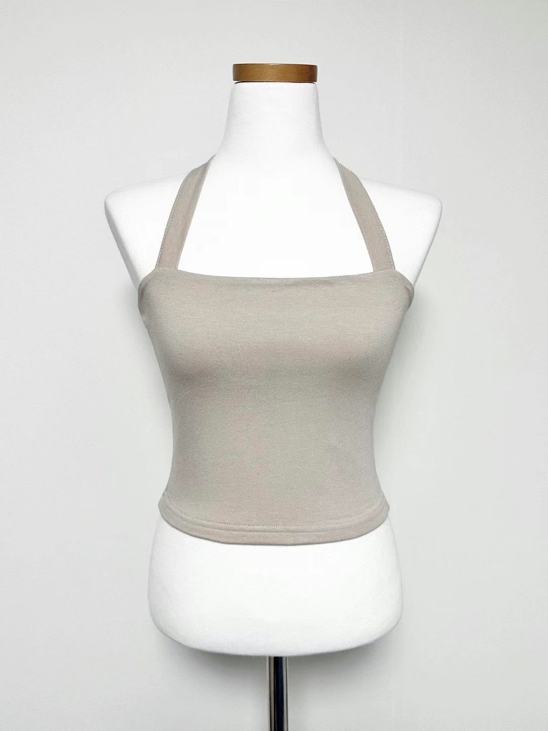 [ 簡約露背綁帶~ 多種著法! ] Tie-up Halter Top - 5 colours