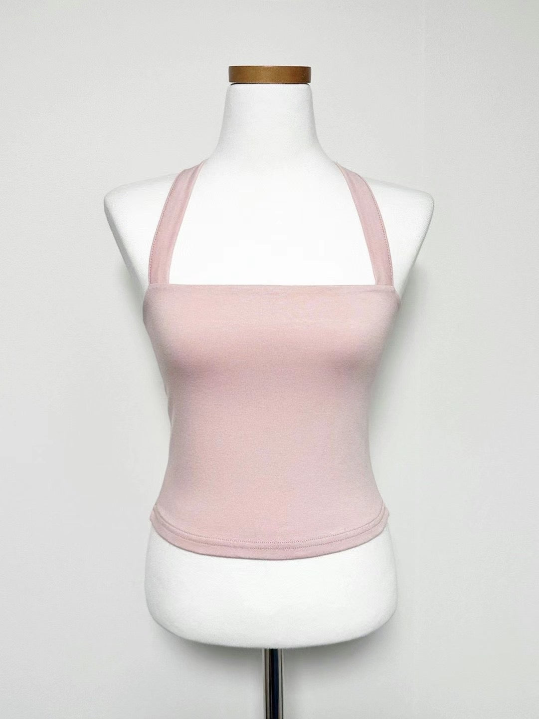 [ 簡約露背綁帶~ 多種著法! ] Tie-up Halter Top - 5 colours
