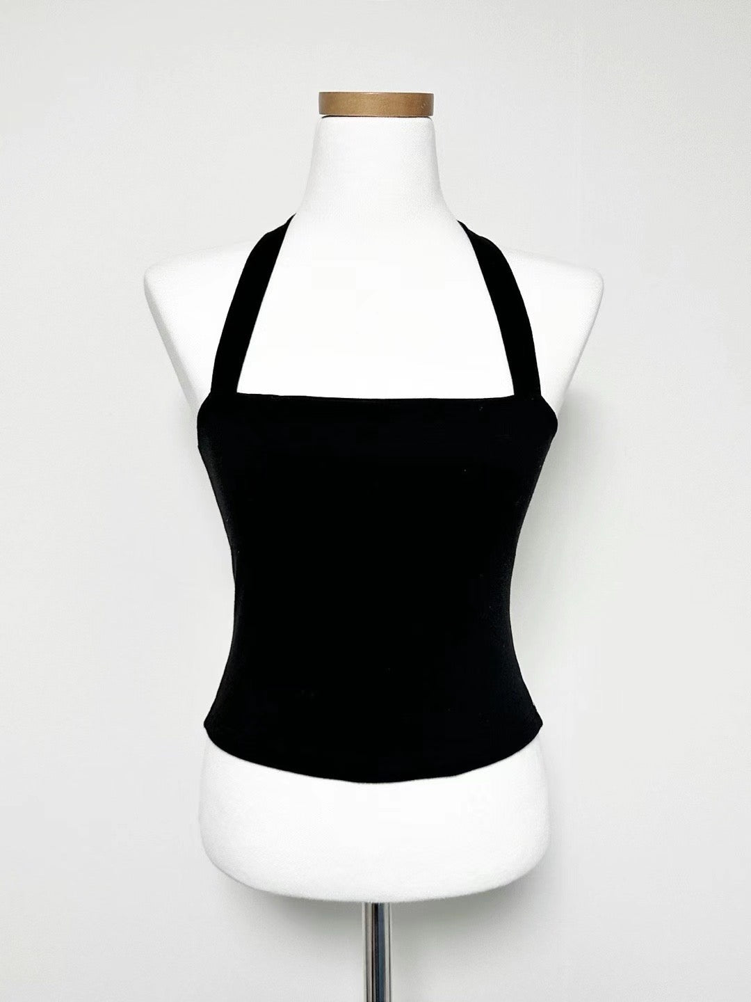 [ 簡約露背綁帶~ 多種著法! ] Tie-up Halter Top - 5 colours