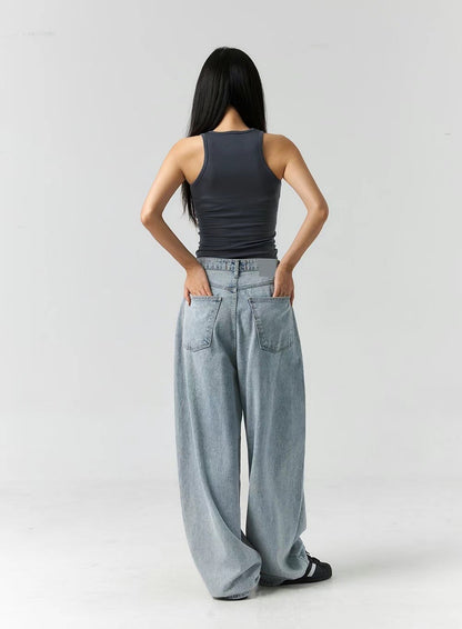 [ 無法抗拒的軟綿綿質感! ] Sheer Halter Neck Top - Grey