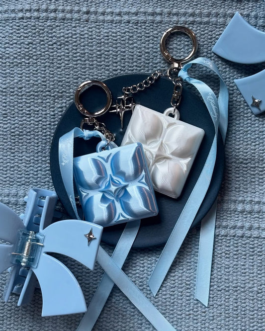 Kokooky / Puff-puff Mirror Keychain