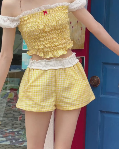 [ 超可愛套裝! 悠閒週末 vibe~ ] Morning Mindy Set - Yellow
