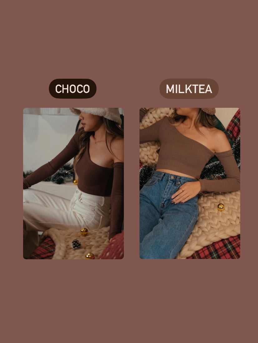 Single Shoulder Sexy Top