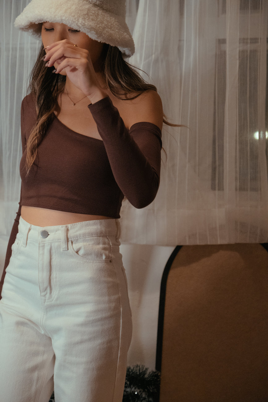 Single Shoulder Sexy Top