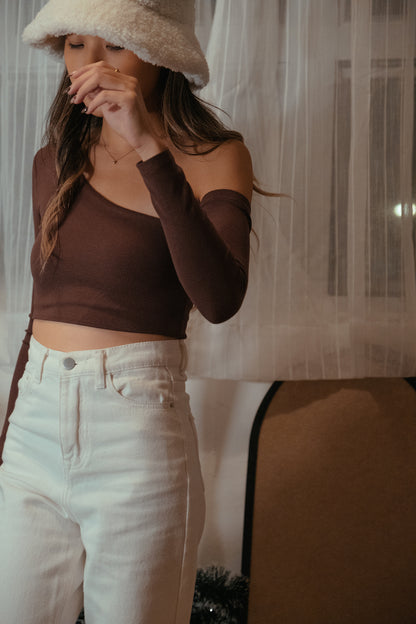 Single Shoulder Sexy Top