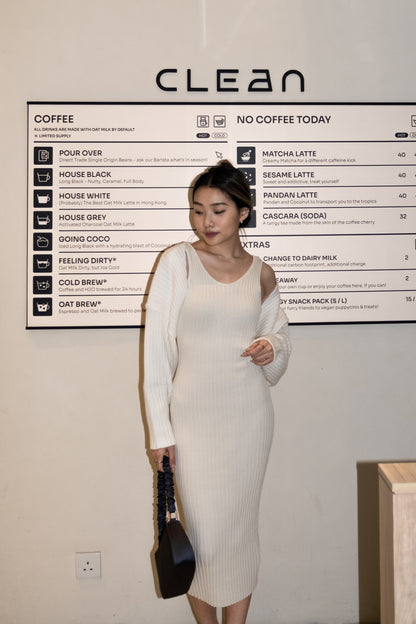 [ 轉季恩物~ ] Hugging Bolero Top - Ivory