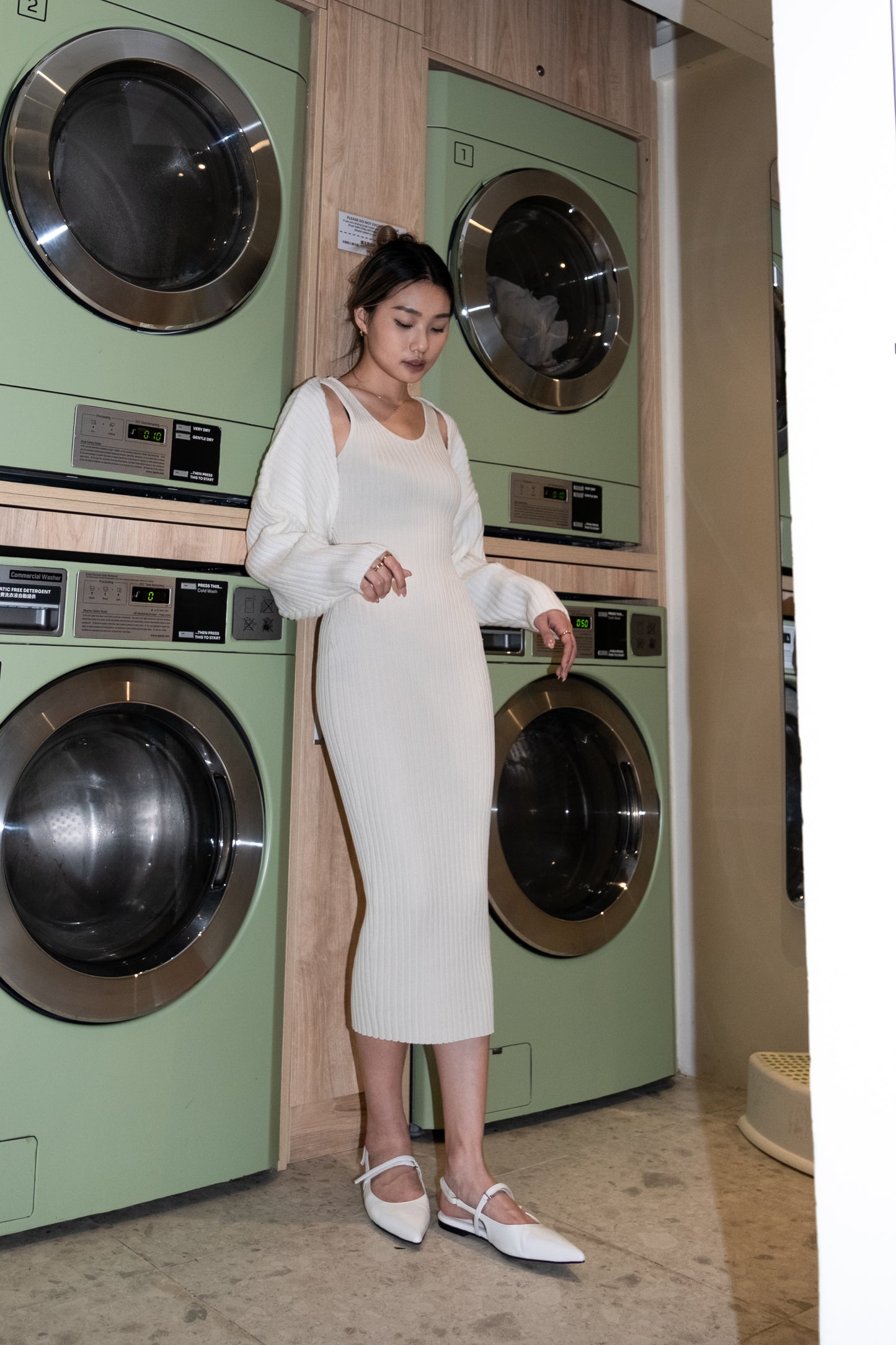 [ 轉季恩物~ ] Hugging Bolero Top - Ivory