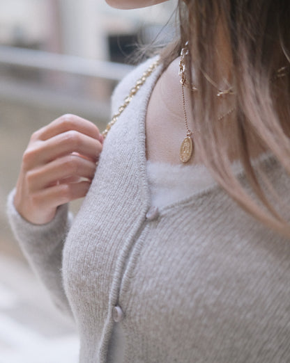 Gloomy But Groovy Cropped Cardigan