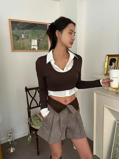 Round Neck Second Skin Top - Ivory